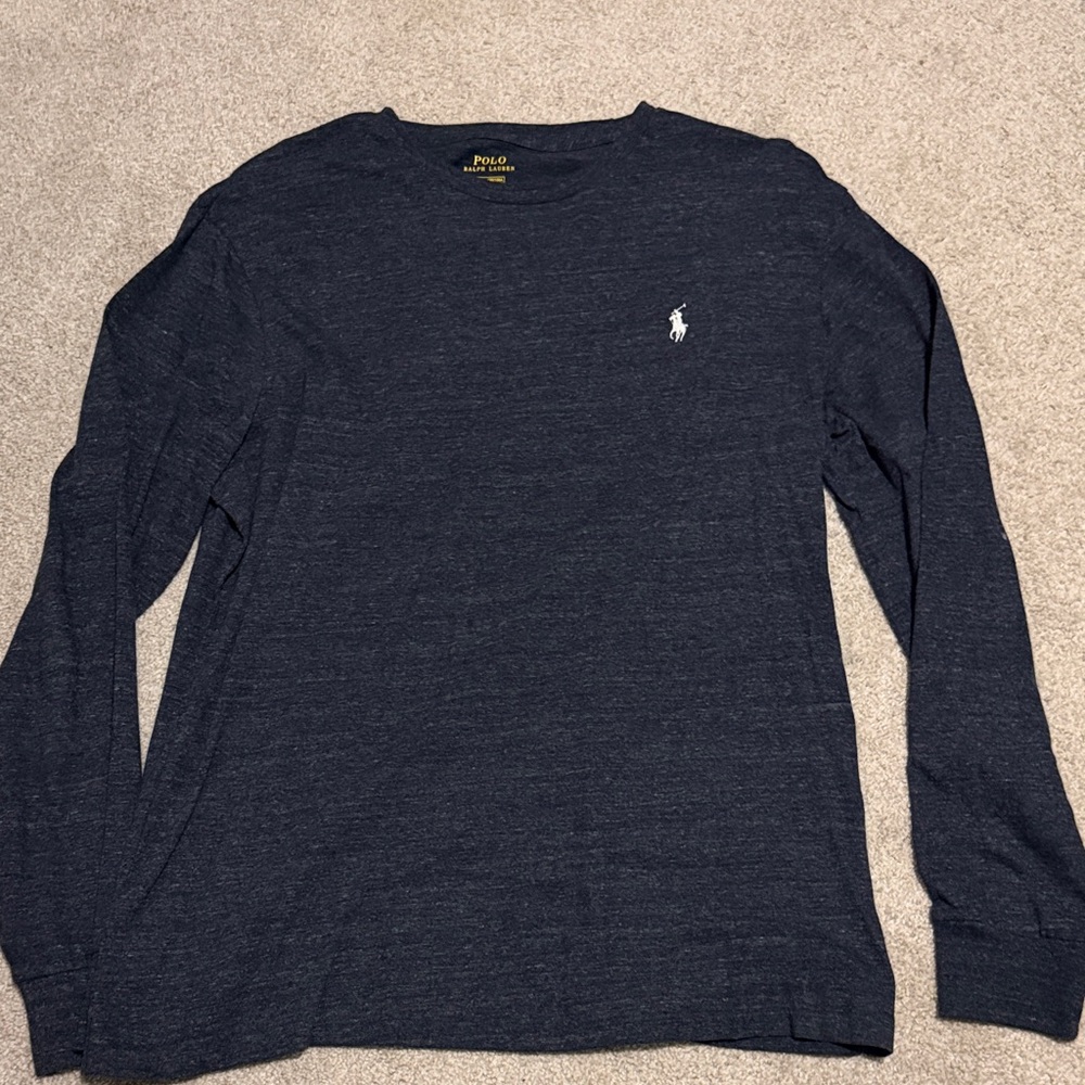 Polo by Ralph Lauren Men's Dark Blue Long Sleeve Tee